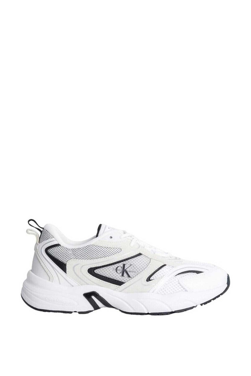 Calvin Klein Retro Tennis Logo Detaylı Sneakers Bright White/Black