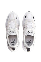 Calvin Klein Retro Tennis Logo Detaylı Sneakers Bright White/Black