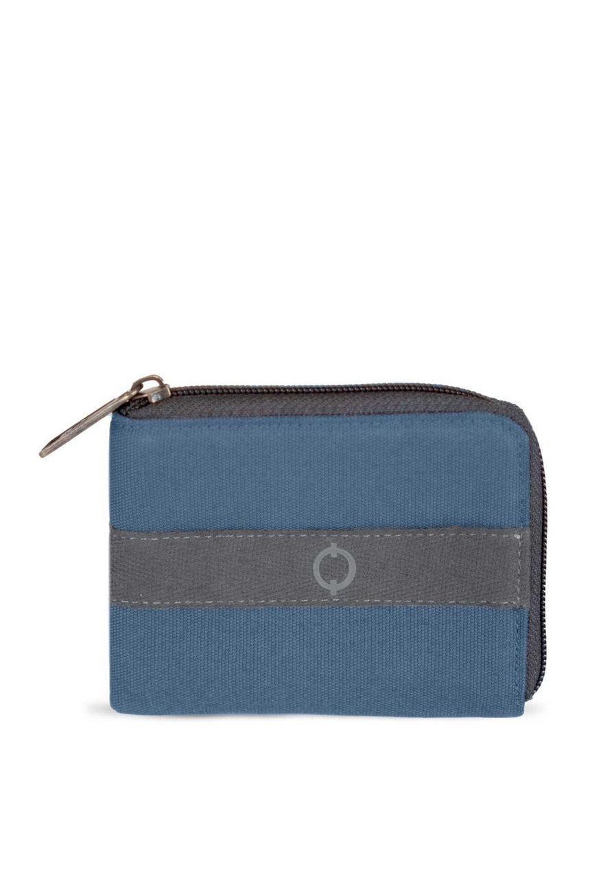 Nors Locky Fermuarlı Erkek Cüzdan Mavi