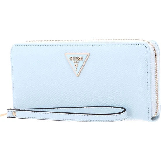 Guess Laurel Slg Large Zip Kadın Wallet - Cüzdan Ice Blue