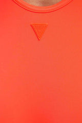 Guess One Piece Logo Detaylı Mayo Groovy Orange