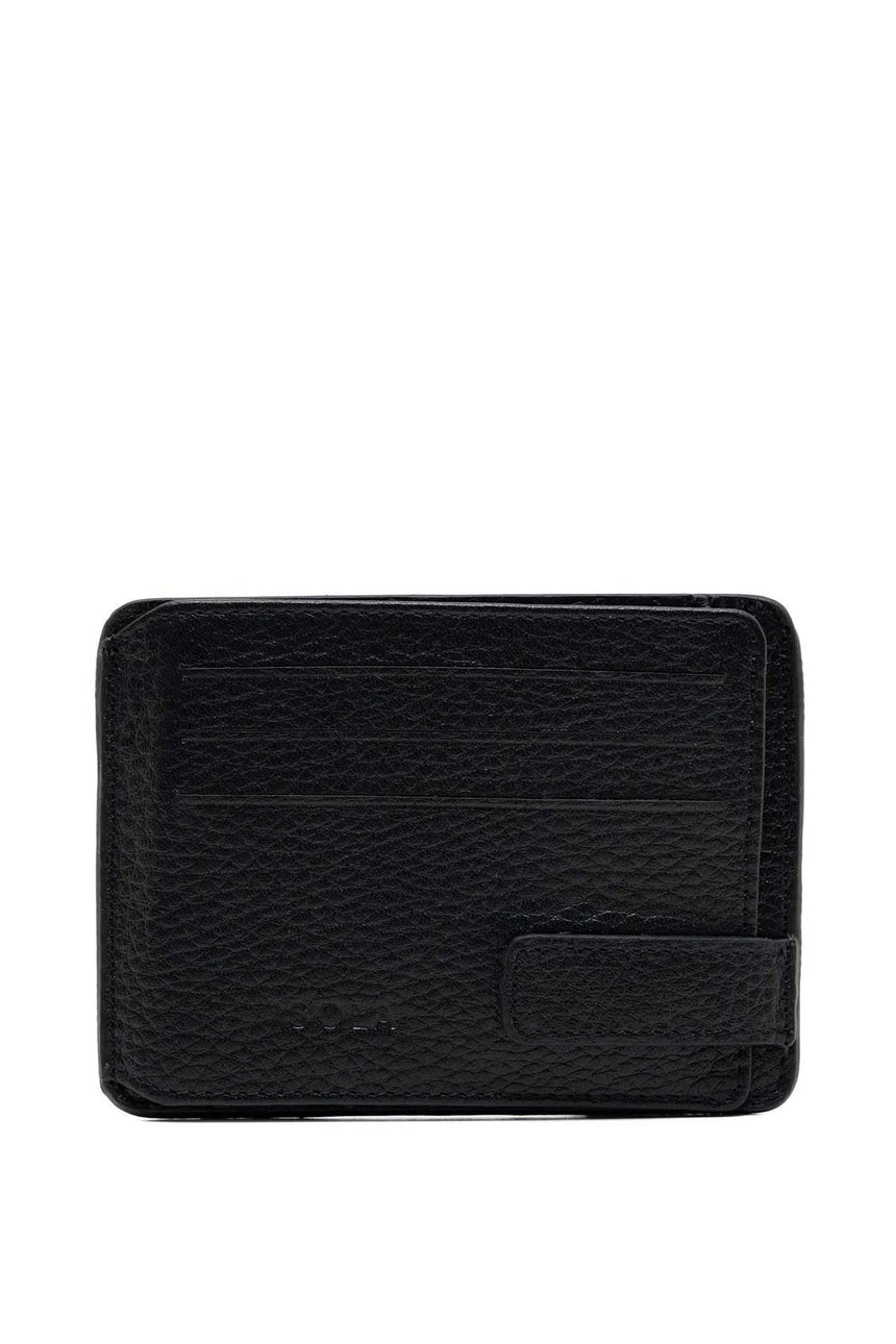 Isola Maurice Erkek Hakiki Deri Kartlık Siyah