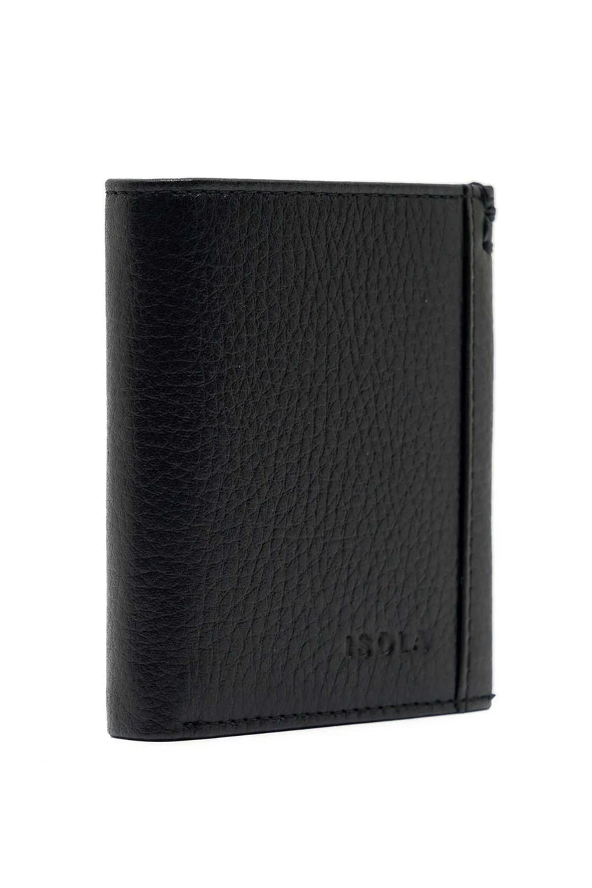 Isola Simon Erkek Hakiki Deri Cüzdan Siyah