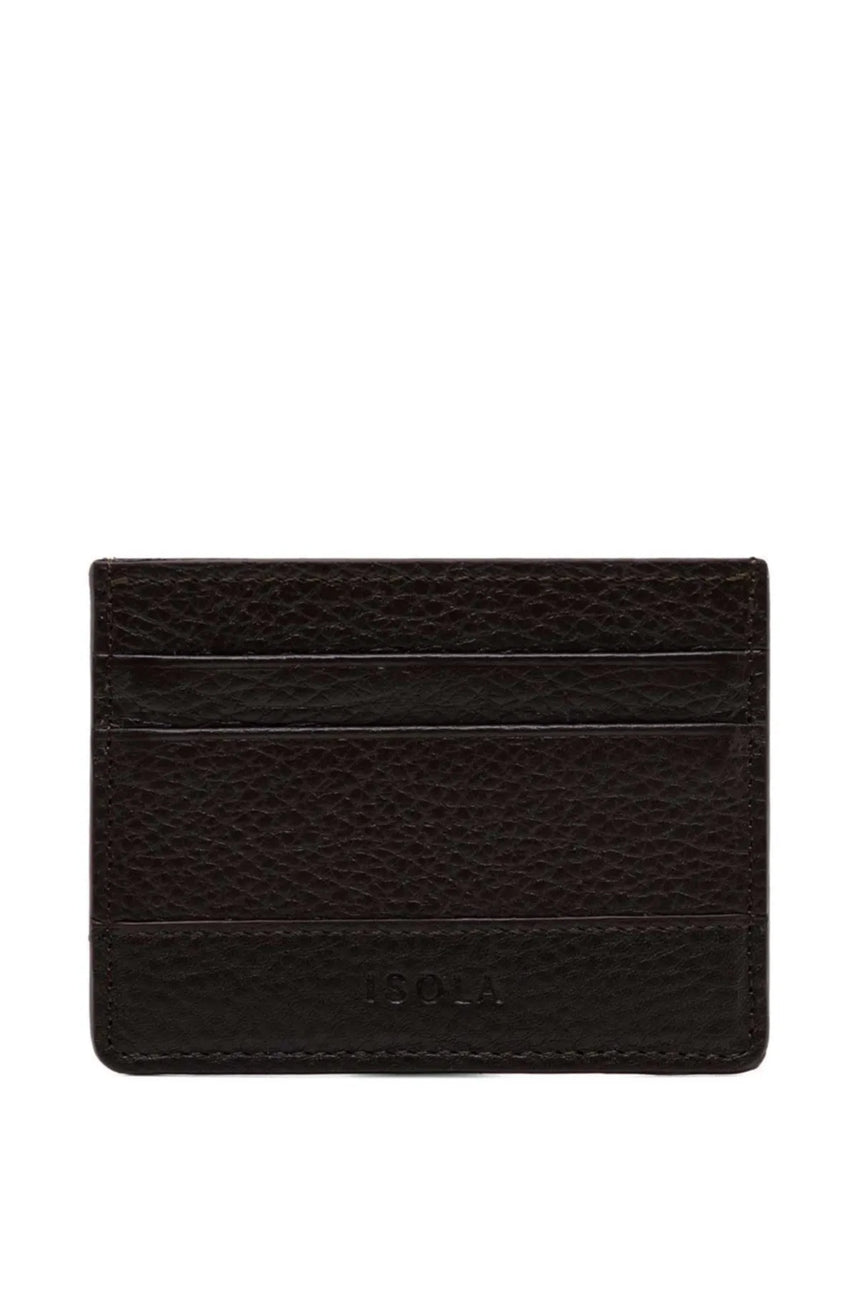 Isola Bruce Erkek Hakiki Deri Kartlık Kahve