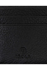 Isola Maurice Erkek Hakiki Deri Kartlık Siyah