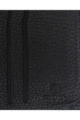 Isola Simon Erkek Hakiki Deri Cüzdan Siyah