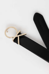 Calvin Klein Re-Lock Kadın Kemer CK Black