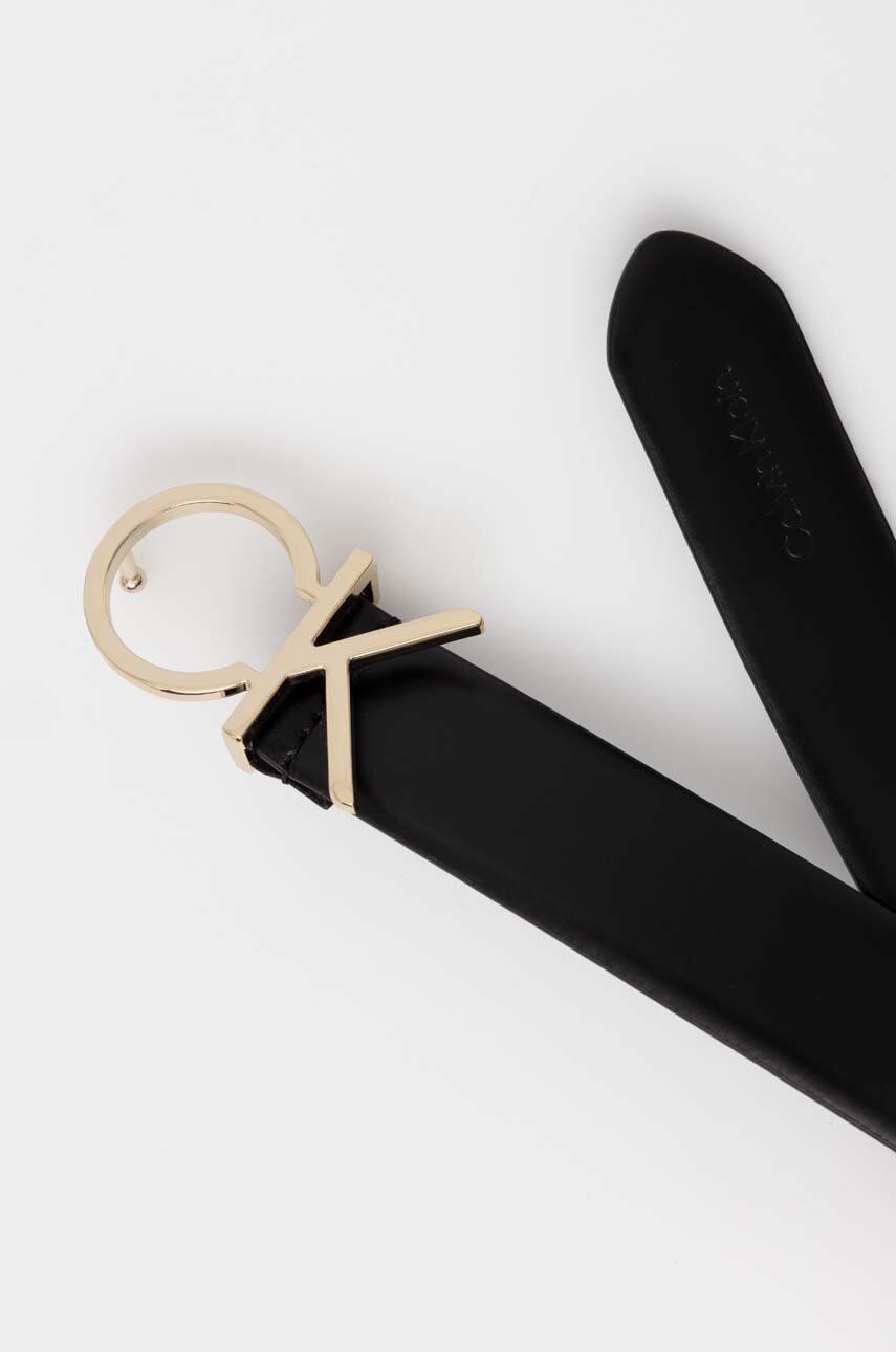 Calvin Klein Re-Lock Kadın Kemer CK Black