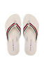Tommy Hilfiger Flip Flops Essential Kadın Parmak Arası Terlik Bej