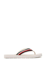 Tommy Hilfiger Flip Flops Essential Kadın Parmak Arası Terlik Bej