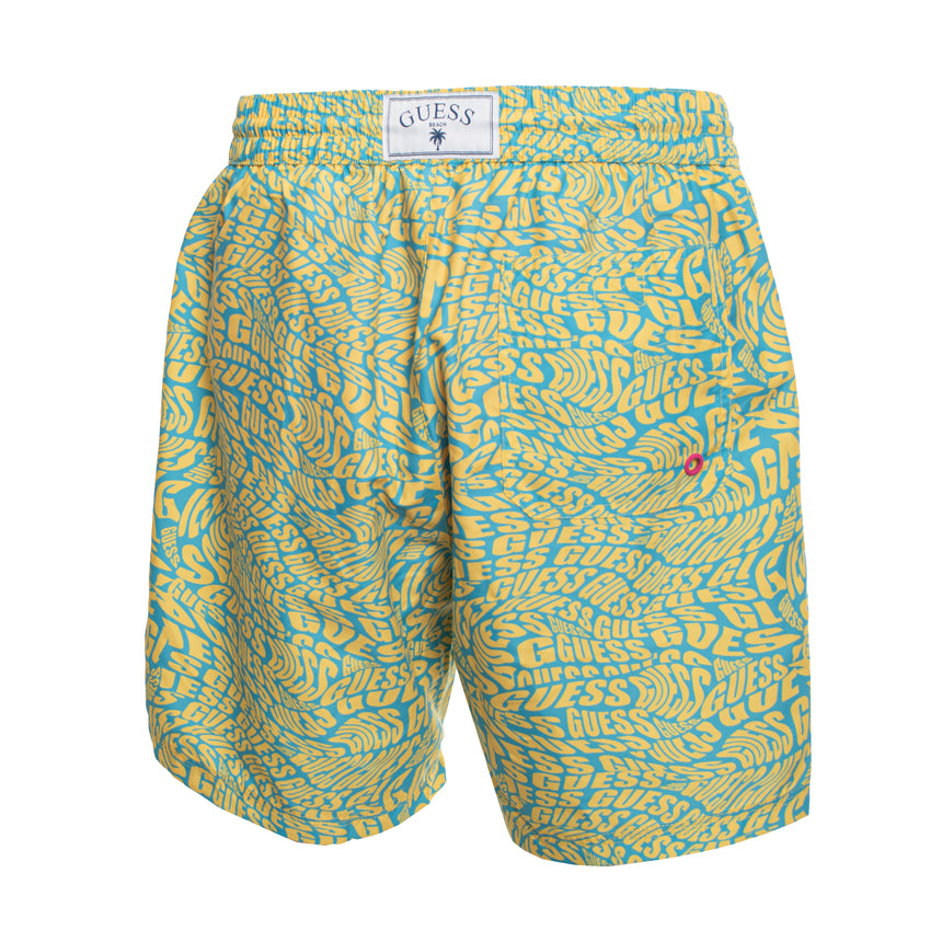 Guess Swimtrunk Medium Bottom Deniz Şortu Blue Disto