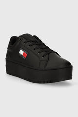 Tommy Hilfiger Flatform Low Top Sneakers Black
