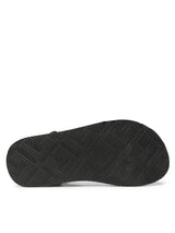 Tommy Hilfiger Erkek Th Strappy Corporate Sandal - Sandalet Black