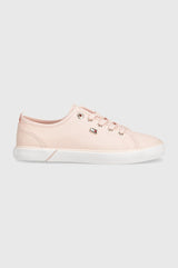 Tommy Hilfiger Canvas Low Top Ayakkabı Pink