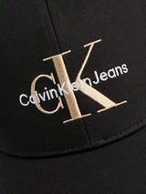 Calvin Klein Yazı Detaylı Monogram Şapka Fashion Black